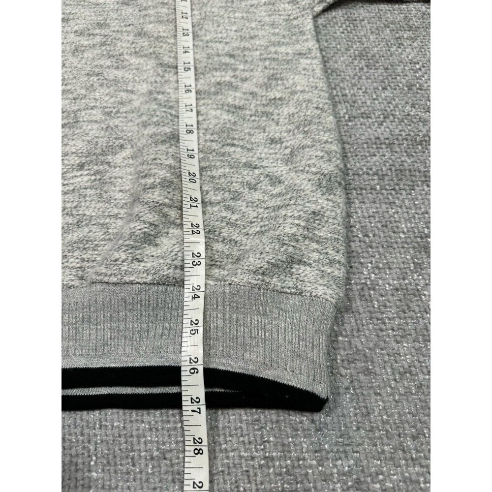Art Unlimited Sweater shirt Mens Large Gray Aztec Nub Wolf Sweatshirt V Neck‎ - Picture 11 of 13